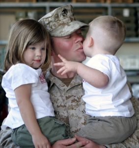 military issues in divorce and child custody