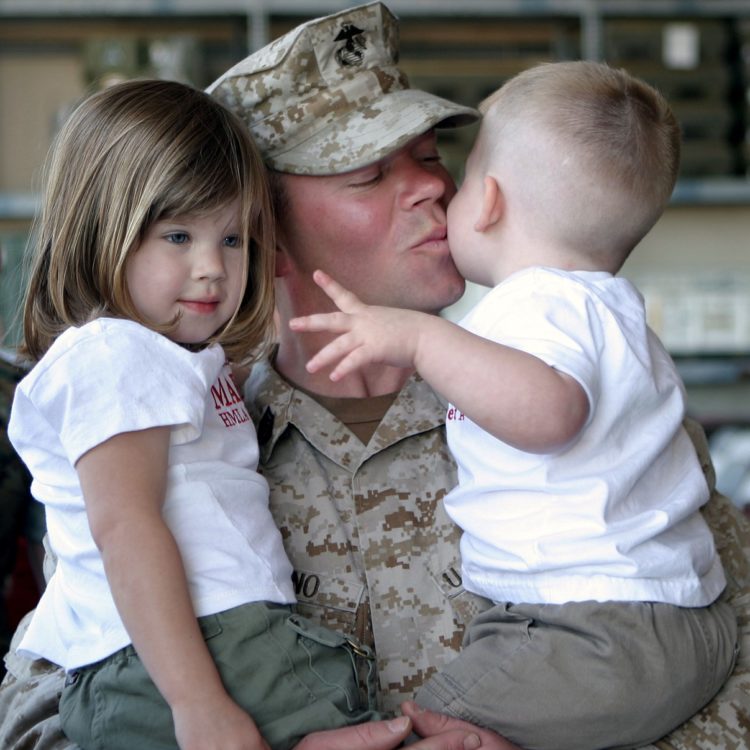 military issues in divorce and child custody